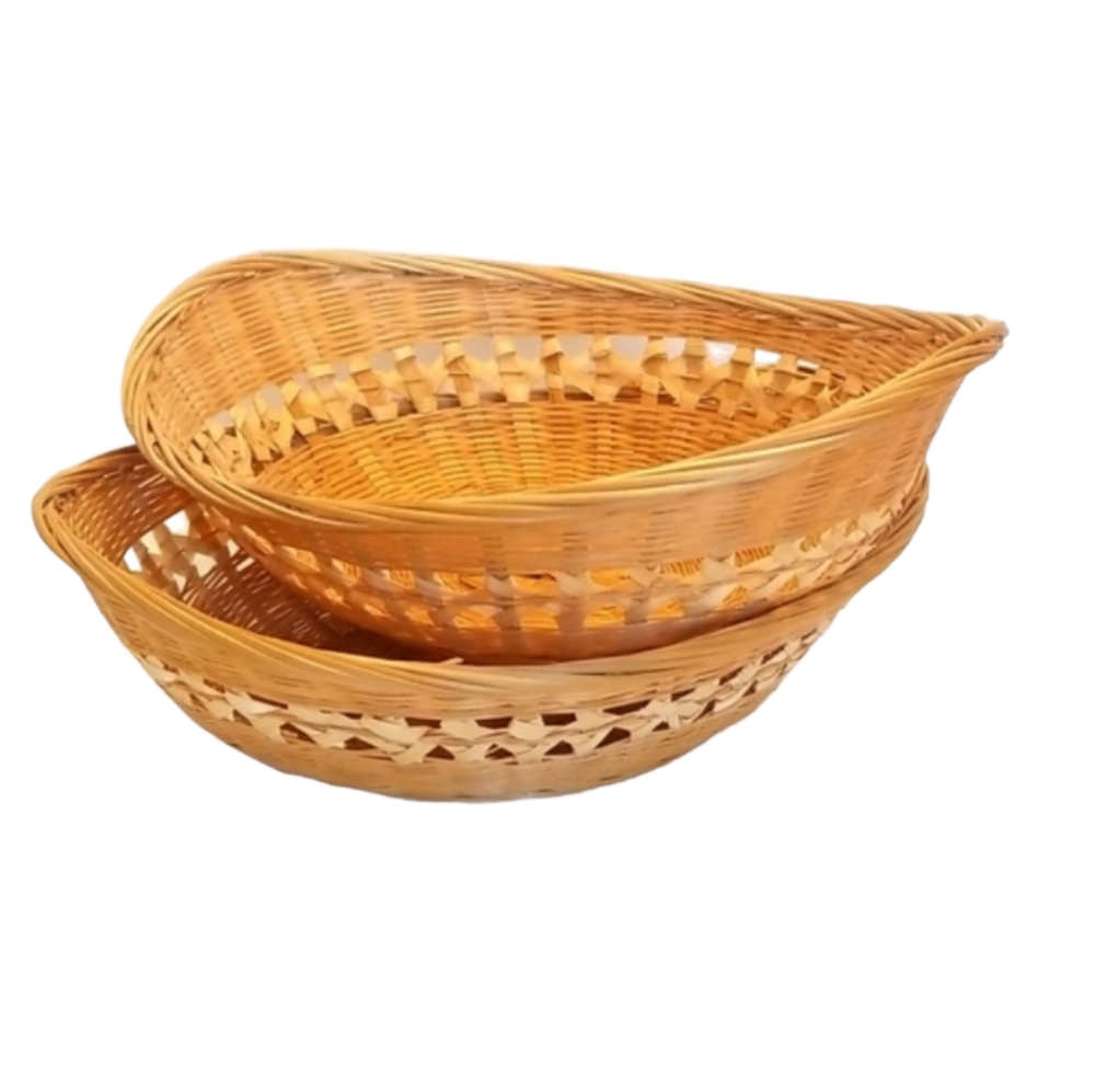Vintage Rattan Woven Baskets BOHO VIBE